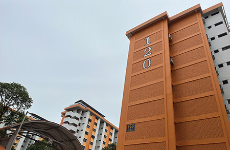 Painted Large Block Numbers for a Dementia-friendly Neighbourhood