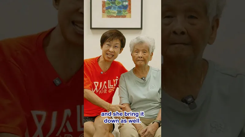 One Heart, One Home: Eunice and Mdm Goh in Jalan Kayu Community Health Club