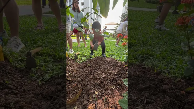 Tree Planting Activity at Yio Chu Kang Beacon