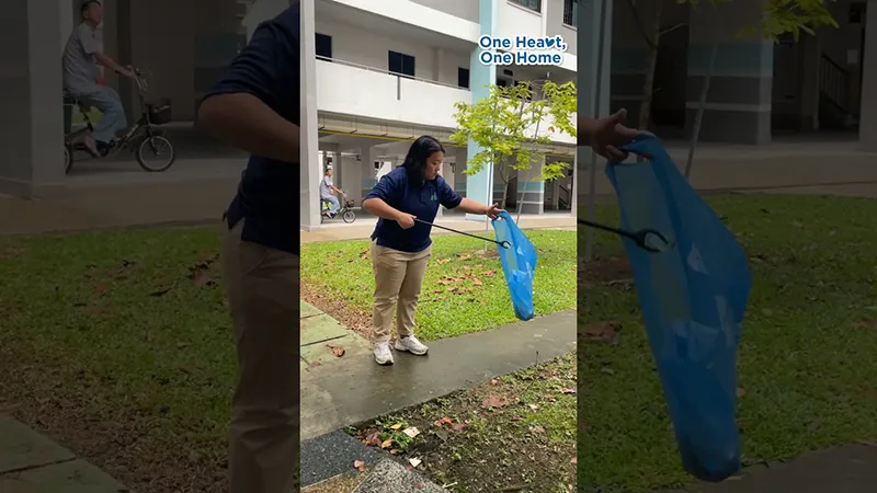 Teamwork in Action: AMKTC Team Members Keep Teck Ghee Clean and Green!